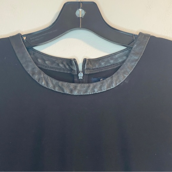 Madewell Black Flirty Dress Leather Collar Small - Picture 5 of 7